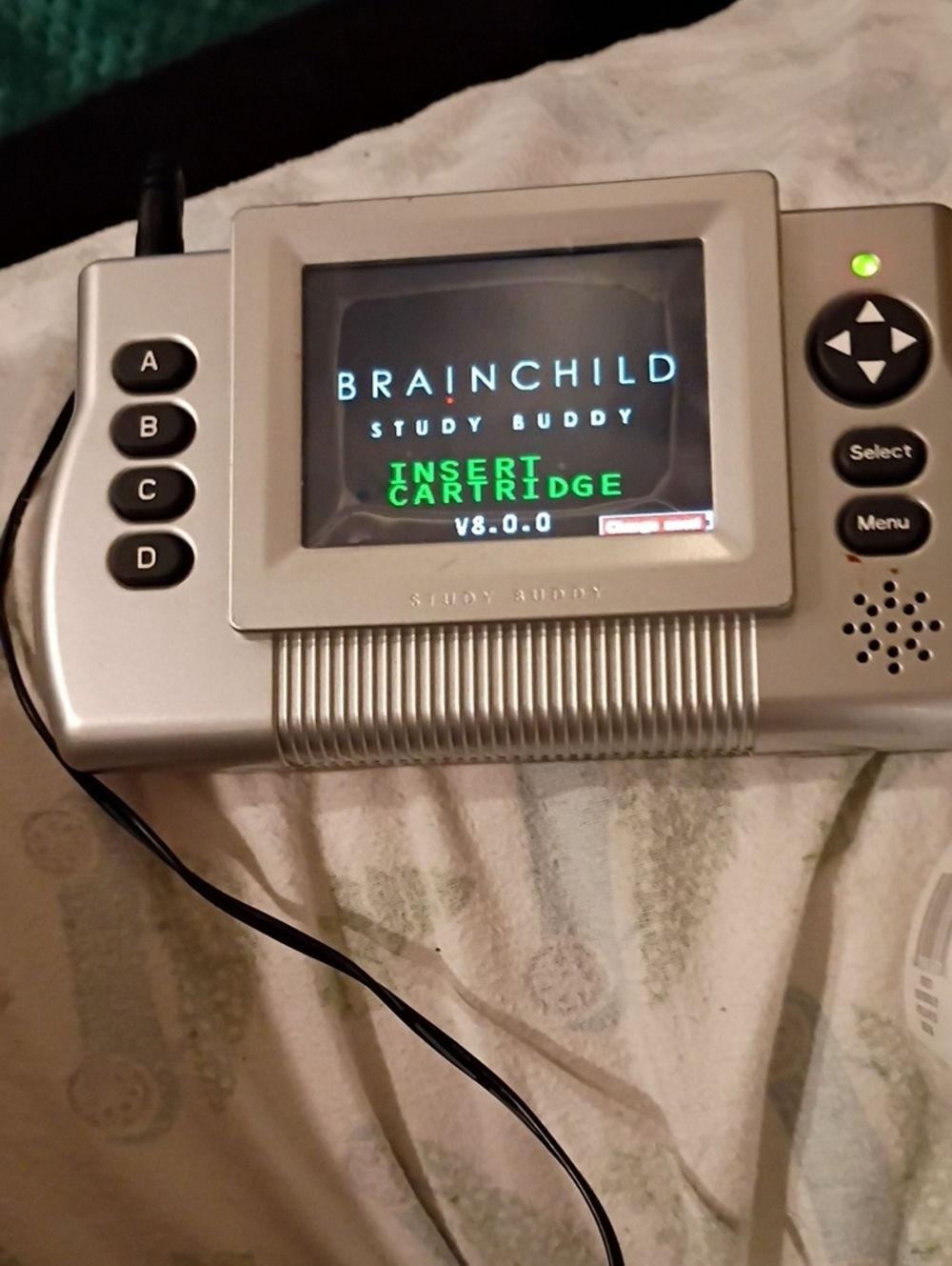Study Buddy Handheld Console - Silver Educational Game Player